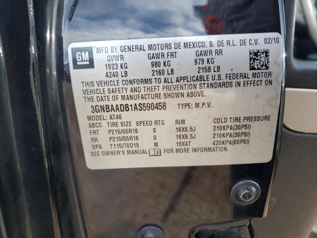 2010 CHEVROLET HHR LS 3GNBAADB1AS590458