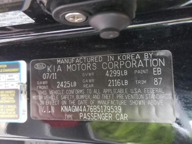 2011 KIA OPTIMA LX KNAGM4A76B5179539