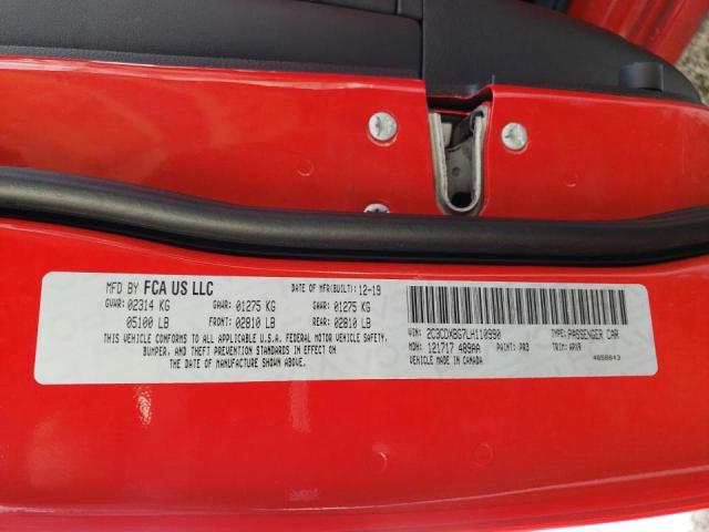 2020 DODGE CHARGER SX 2C3CDXBG7LH110990