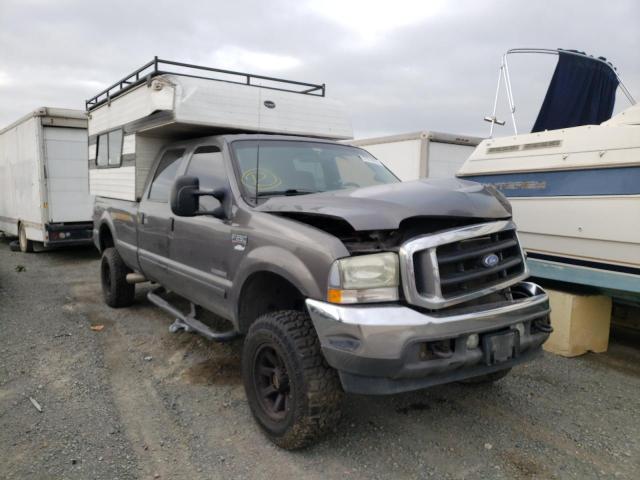 Ford salvage cars for sale: 2002 Ford F250 Super