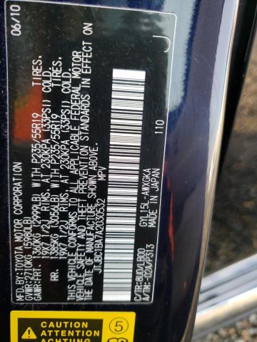 2010 LEXUS RX 450 JTJBC1BA7A2030532