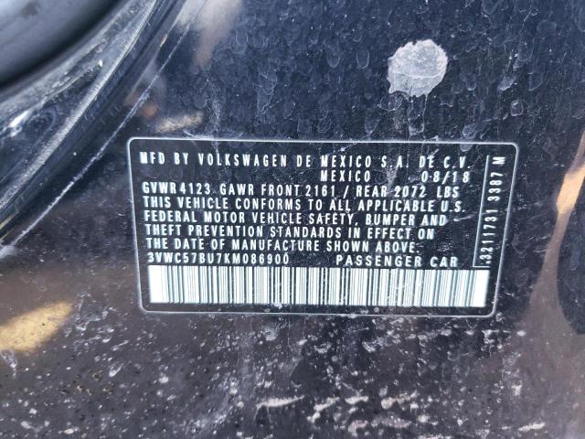 3VWC57BU7KM086900 Volkswagen Jetta S 2019. Фото: 9