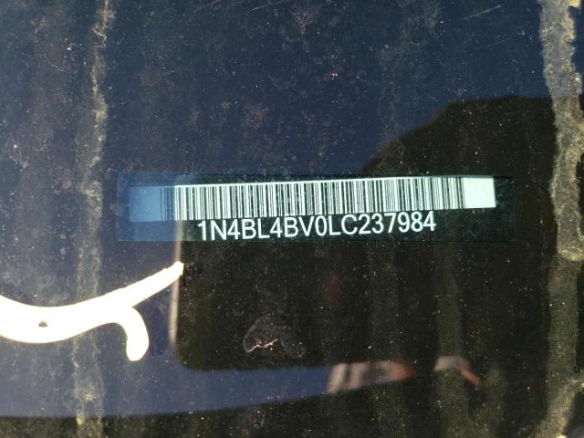 2020 NISSAN ALTIMA S 1N4BL4BV0LC237984