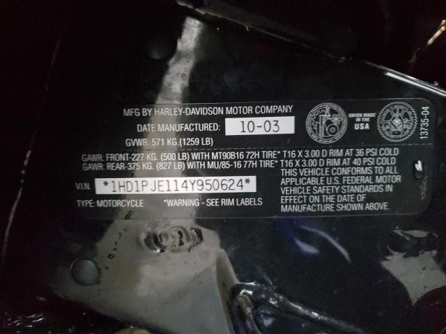 2004 HARLEY-DAVIDSON FLHTCSE 1HD1PJE114Y950624