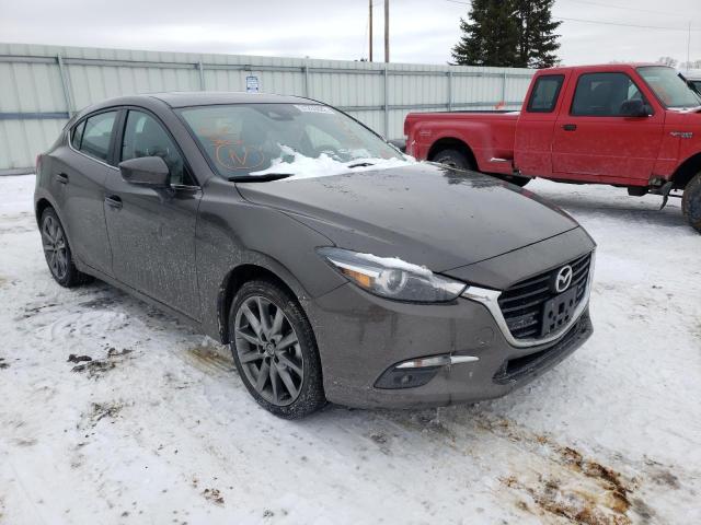 Salvage cars for sale from Copart Ham Lake, MN: 2018 Mazda 3 Grand Touring