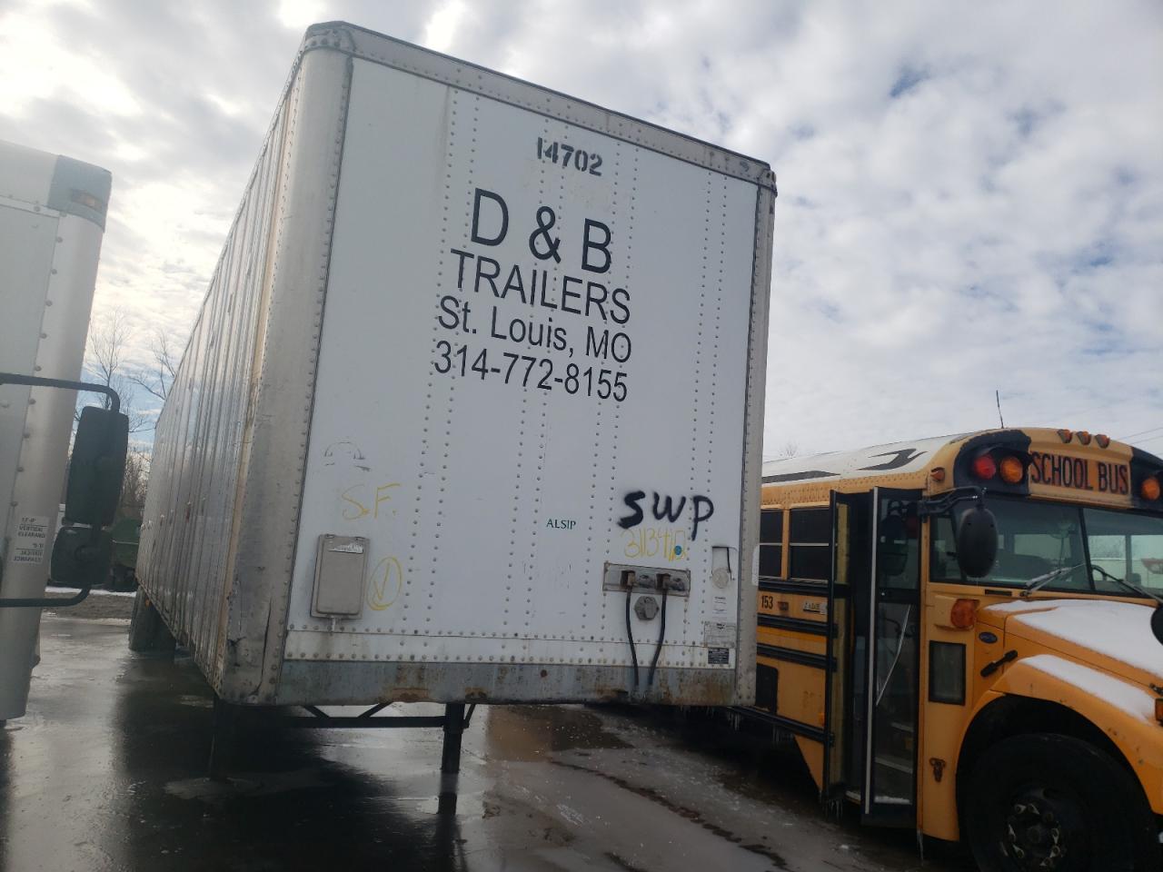 1997 Wabash Dryvan იყიდება Bridgeton-ში, MO - Front End