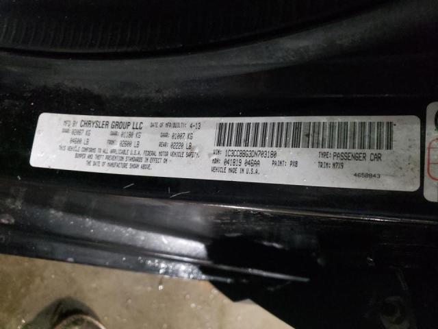 2013 CHRYSLER 200 TOURIN 1C3CCBBG3DN703180