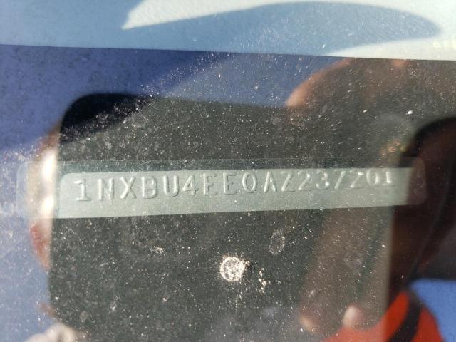 2010 TOYOTA COROLLA AU 1NXBU4EE0AZ237201