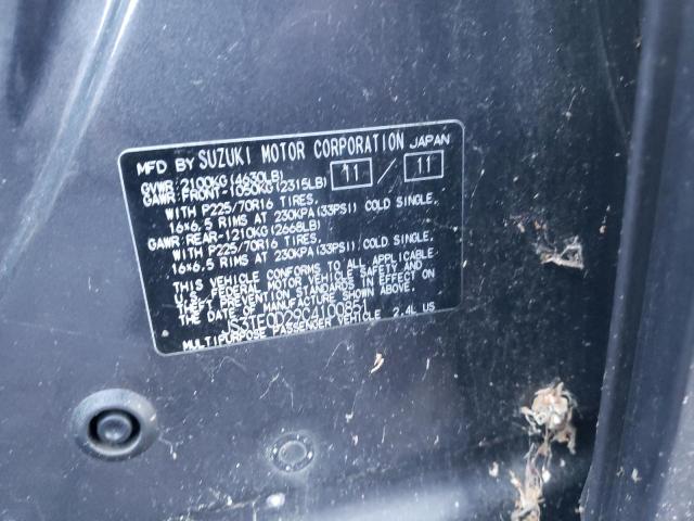 2012 SUZUKI GRAND VITA JS3TE0D29C4100851