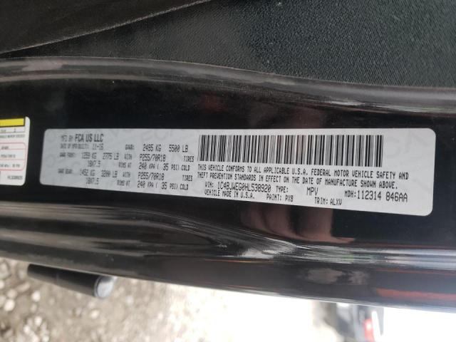 2017 JEEP WRANGLER 1C4BJWEG0HL538920