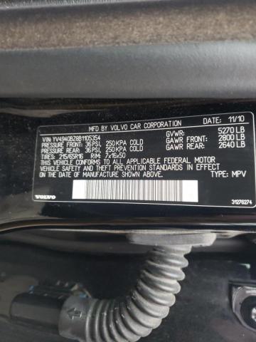 2011 VOLVO XC70 3.2 YV4940BZ8B1105354