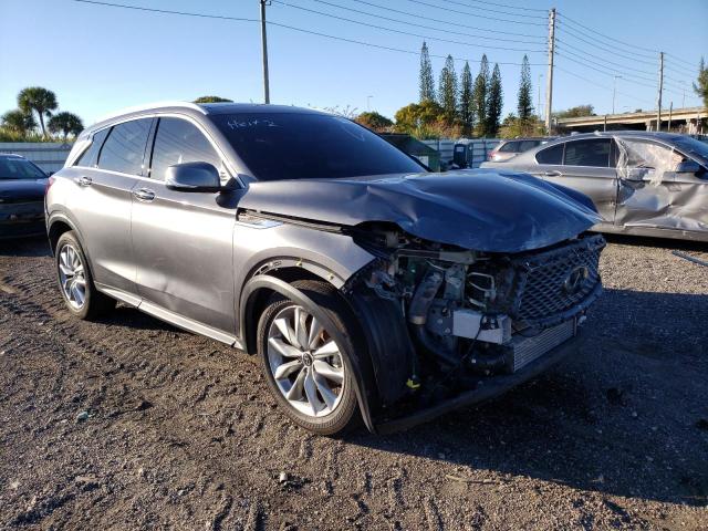 Salvage vehicles for parts for sale at auction: 2021 Infiniti QX50 Luxe