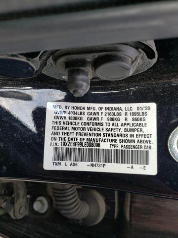 2020 HONDA INSIGHT TO 19XZE4F99LE008096