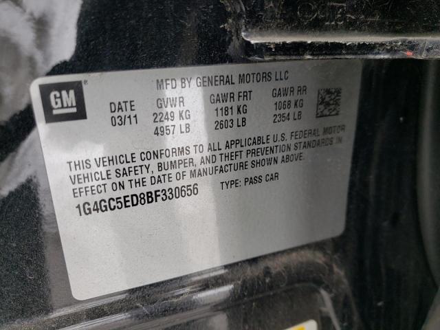 2011 BUICK LACROSSE C 1G4GC5ED8BF330656