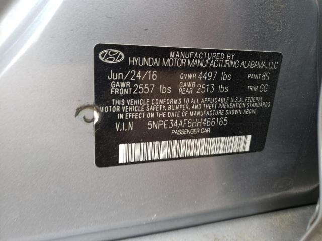 5NPE34AF6HH466165 Hyundai Sonata Spo 2017. Фото: 9