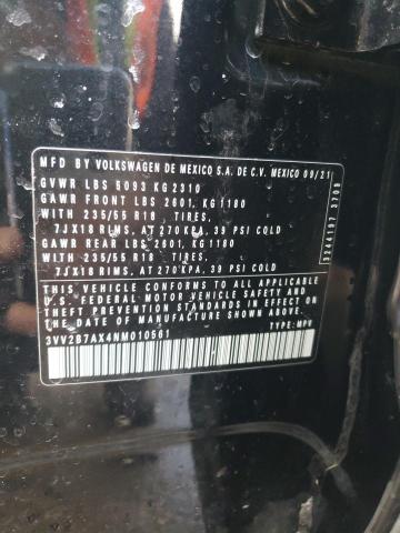 2022 VOLKSWAGEN TIGUAN 3VV2B7AX4NM010561