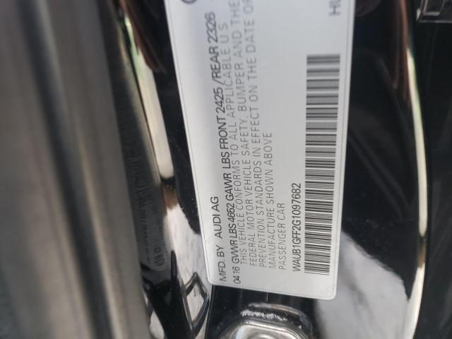 2016 AUDI S3 PREMIUM - WAUB1GFF2G1097682