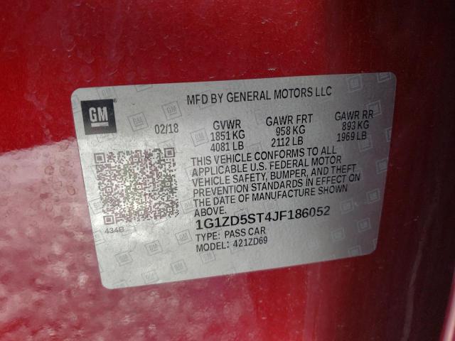 2018 CHEVROLET MALIBU LT - 1G1ZD5ST4JF186052
