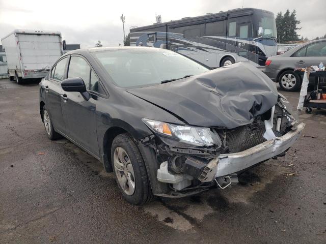 Salvage cars for sale from Copart Woodburn, OR: 2014 Honda Civic LX