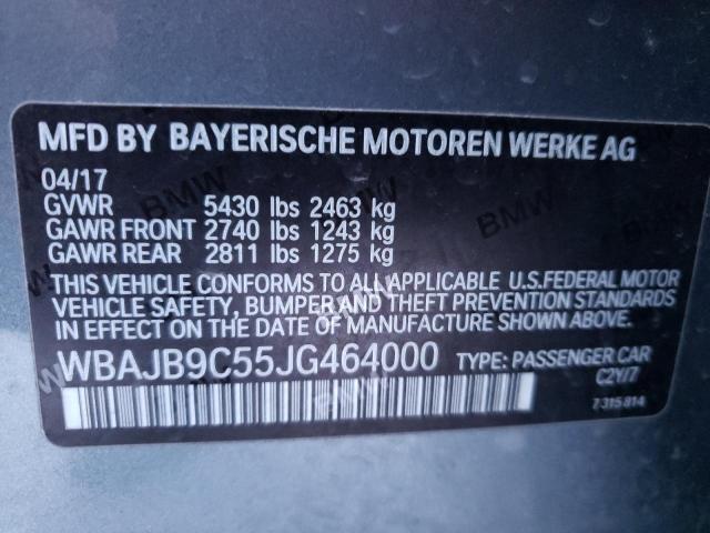 2018 BMW M550XI WBAJB9C55JG464000