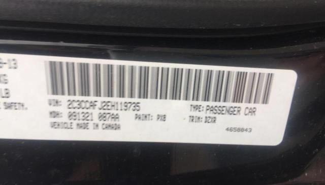 2014 CHRYSLER 300 SRT-8 2C3CCAFJ2EH119735