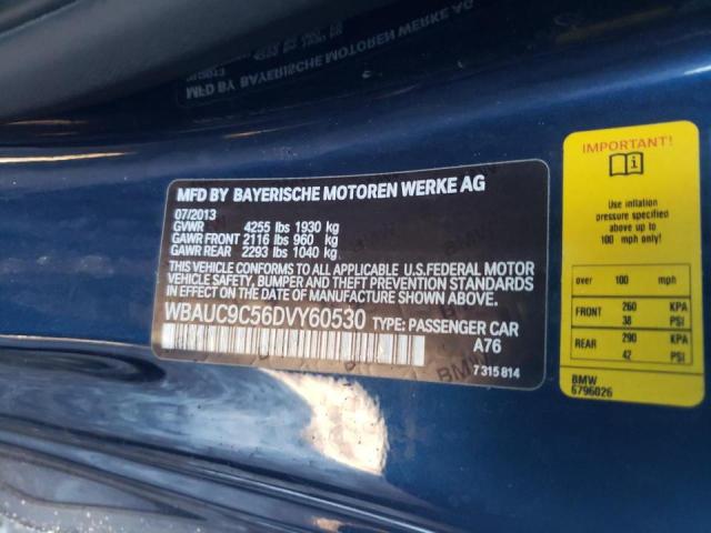 2013 BMW 135 I WBAUC9C56DVY60530