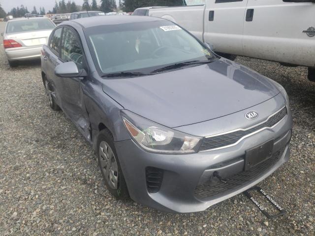 Salvage cars for sale from Copart Graham, WA: 2020 KIA Rio LX