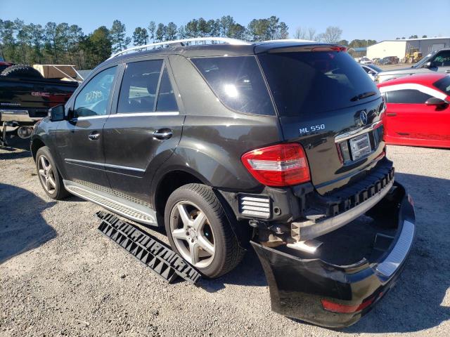 2011 MERCEDES-BENZ ML 550 4MA 4JGBB7CB3BA626840