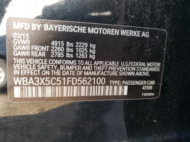 2015 BMW 328 XIGT WBA3X5C51FD562100