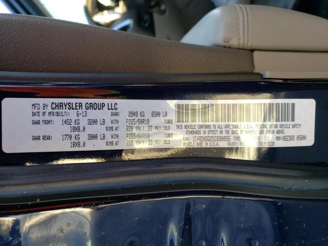 2013 DODGE DURANGO CR 1C4RDHDG2DC690856