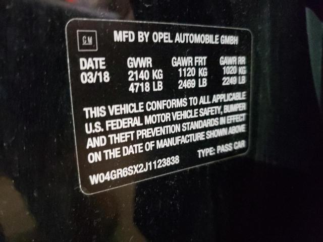 2018 BUICK REGAL ESSE W04GR6SX2J1123838