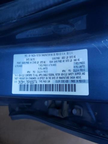 3MZBM1L76FM209774 Mazda 3 Touring 2015. Фото: 9