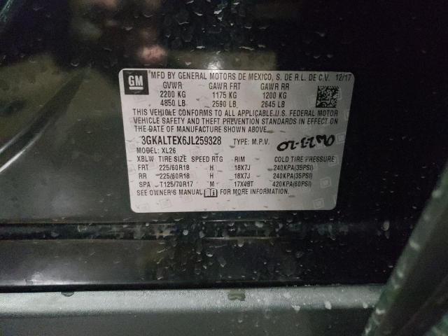 3GKALTEX6JL259328 Gmc Terrain Sl 2018. Фото: 9