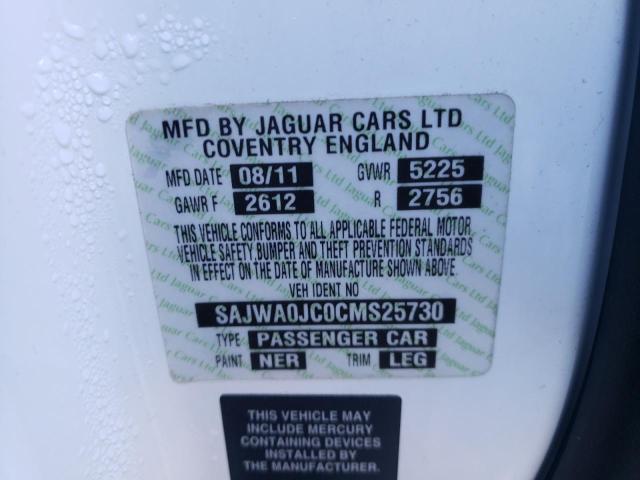 2012 JAGUAR XF R SAJWA0JC0CMS25730
