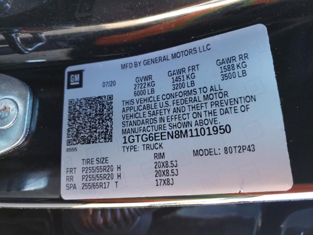 2021 GMC CANYON DEN 1GTG6EEN8M1101950