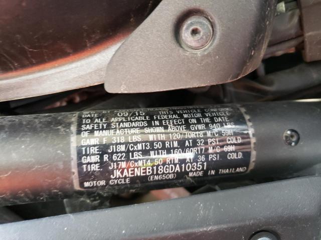 2016 KAWASAKI EN650 B JKAENEB18GDA10351