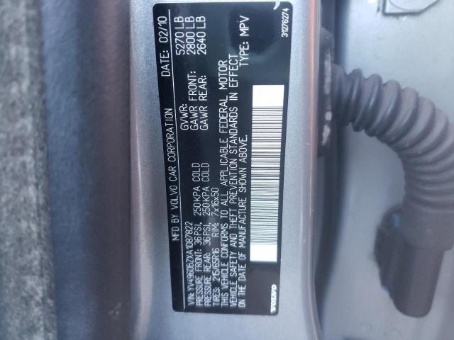 2010 VOLVO XC70 3.2 YV4960BZXA1087822