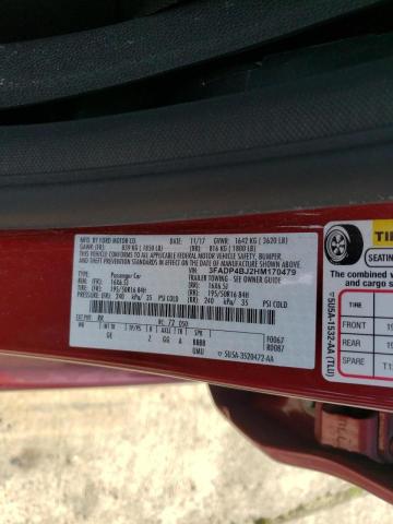 2017 FORD FIESTA SE 3FADP4BJ2HM170479