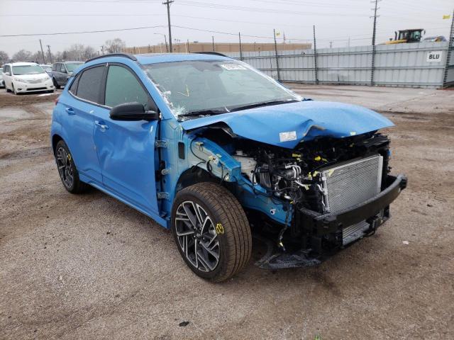 Salvage cars for sale from Copart Colorado Springs, CO: 2022 Hyundai Kona N LIN