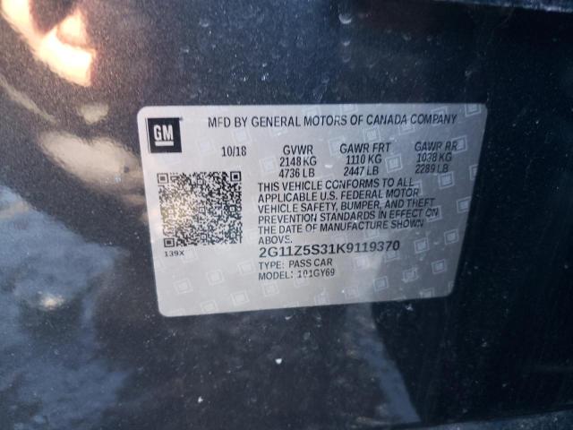 2019 CHEVROLET IMPALA LT 2G11Z5S31K9119370