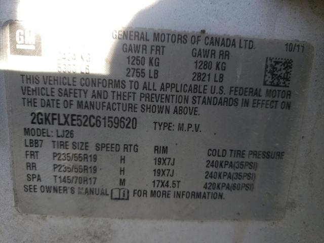 2GKFLXE52C6159620 Gmc Terrain Sl 2012. Фото: 9