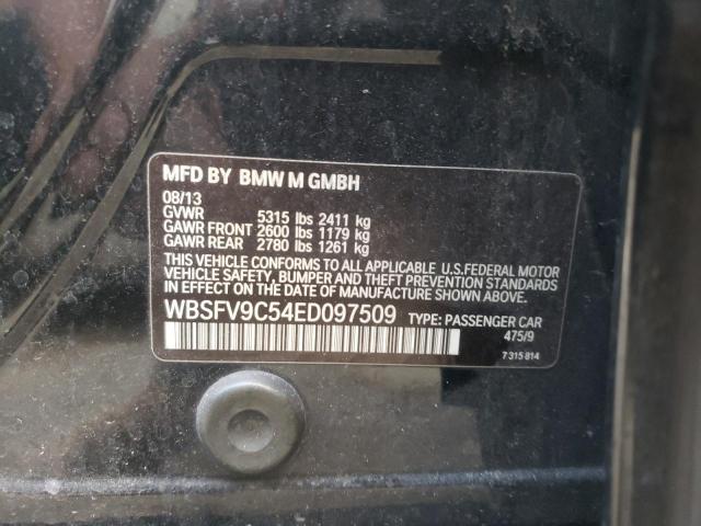 2014 BMW M5 WBSFV9C54ED097509