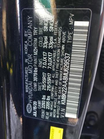 2021 HYUNDAI KONA KM8K22AA8MU629537