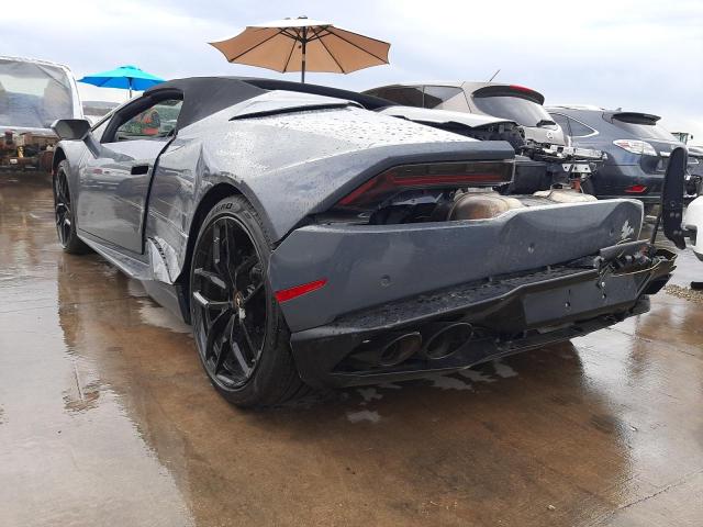 2016 LAMBORGHINI HURACAN ZHWUR1ZFXGLA04905