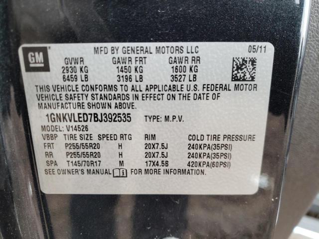 2011 CHEVROLET TRAVERSE L - 1GNKVLED7BJ392535