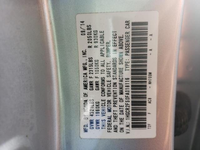 2015 HONDA ACCORD SPO 1HGCR2F50FA018116