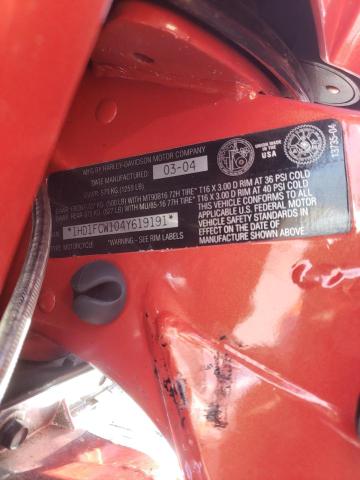 2004 HARLEY-DAVIDSON FLHTCUI 1HD1FCW104Y619191
