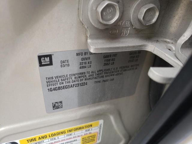 2010 BUICK LACROSSE C 1G4GB5EG5AF231224