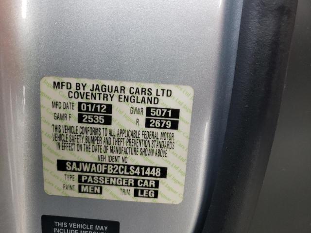 2012 JAGUAR XF SAJWA0FB2CLS41448