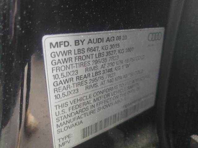 2021 AUDI RS Q8 WU1ARBF16MD007168